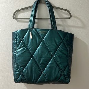 Victoria’s Secret Puffer Tote - Teal
